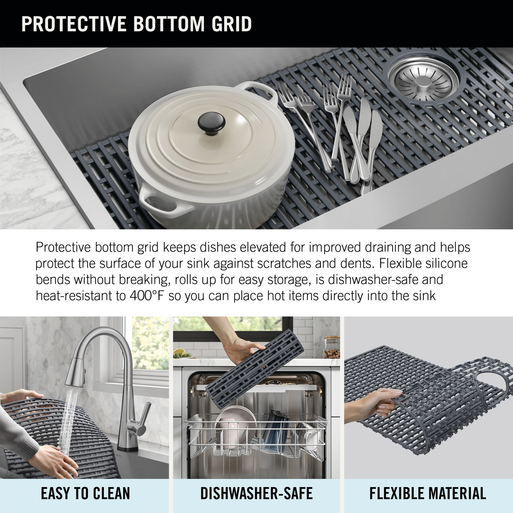 33” Retrofit Farmhouse Apron Front 16 Gauge Stainless Steel Single Bowl Kitchen Sink for Undermount / Drop-In Installation with Accessories, image 1
